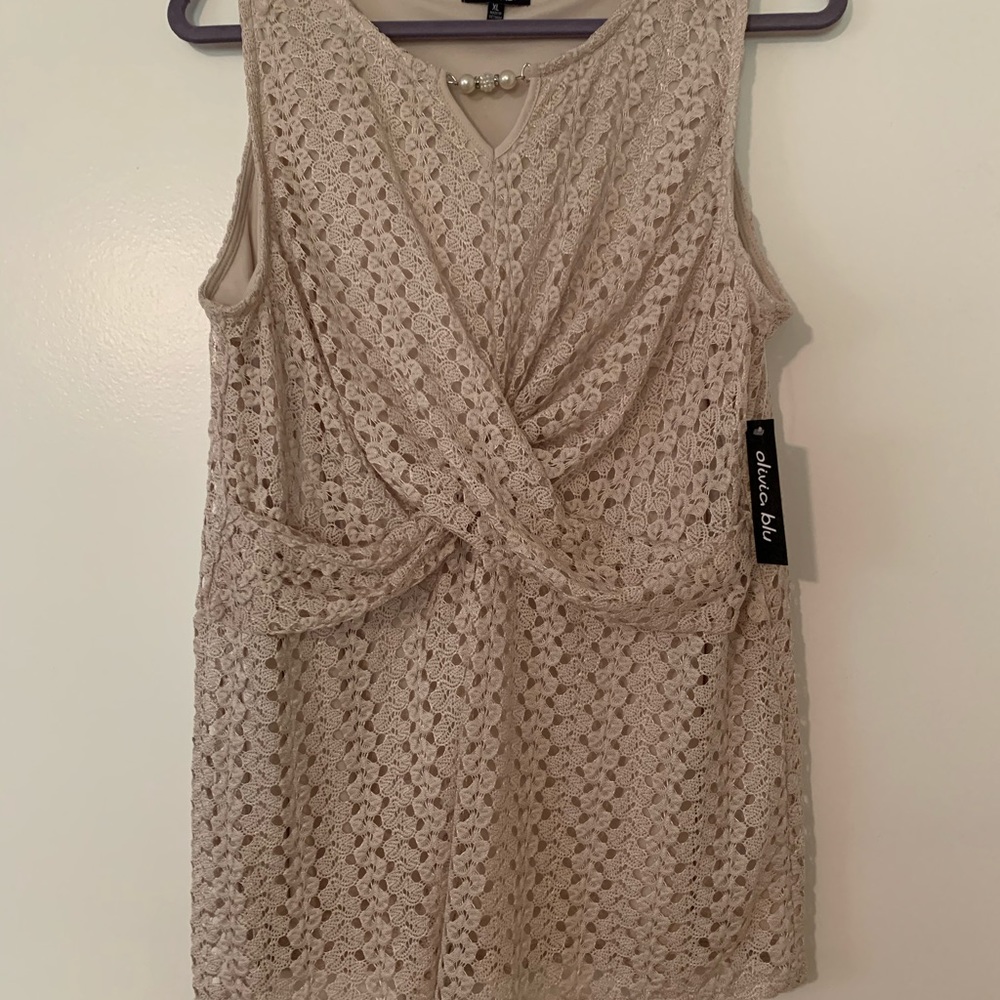 Olivia blu Crochet Top